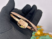 Cartier Baignoire Mini Model White Gold Diamond Watch 18.7mm - 2