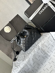 Chanel Clutch with Leather Strap 17x22x8cm - 4