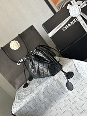 Chanel Clutch with Leather Strap 17x22x8cm - 3
