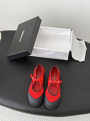 Chanel Mary Jane shoes Red and Black - 1