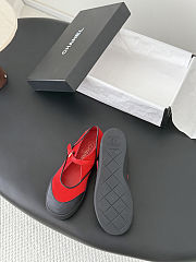 Chanel Mary Jane shoes Red and Black - 6