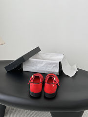 Chanel Mary Jane shoes Red and Black - 5