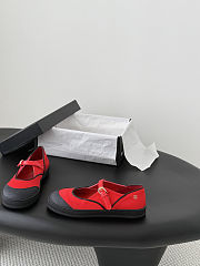 Chanel Mary Jane shoes Red and Black - 3