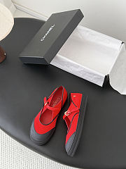 Chanel Mary Jane shoes Red and Black - 2
