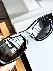 Chanel CH5525 1656T8 Black White Sunglasses - 5