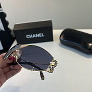 Chanel Crystal CC Logo Sunglasses - 6