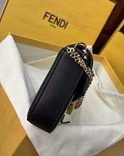 FENDI FF Diamonds Wallet OnChain Brown 22x12x3cm - 4