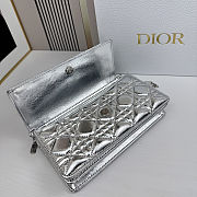 DIOR My Dior Mini Bag Sliver 21x11.5x4.5cm. - 2