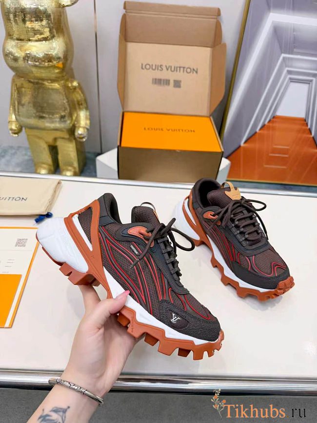 Louis Vuitton LV Summit Orange Bicolore Sneaker - 1
