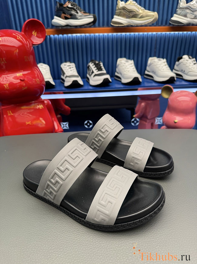 Versace Greca Slide Sandals - 1