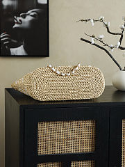 CHANEL Large Braided raffia Beige & Ecru Tote Bag 32×23×14cm - 5