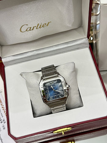 Cartier Santos De Cartier WSSA0030 Blue Watch 40mm