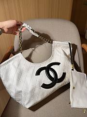  CHANEL Coco Beach Small Shopping Bag 43×26×17 - 2