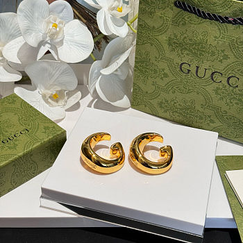 Gucci Chunky G Hoop Earrings
