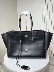 Balenciaga Bel Air Carry All bag in black 36.5x15x28cm. - 6