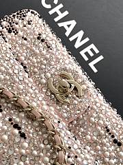 Chanel Evening Bag with Strass & Imitation Pearls 13x21x8cm - 6