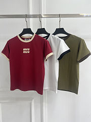 Miu Miu jersey T-shirts - 1