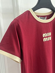 Miu Miu jersey T-shirts - 3
