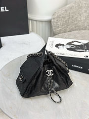Chanel 25 Black Mini Bag 20x22x12.5cm - 2