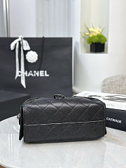 Chanel 25 Black Mini Bag 20x22x12.5cm - 5