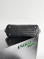 Bottega Veneta Let's Go Shoulder Black Bag 37x13x11.5cm - 5