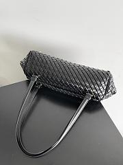 Bottega Veneta Let's Go Shoulder Black Bag 37x13x11.5cm - 2