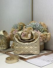 Dior Medium Toujours Gold Bag 24×27×9cm - 1
