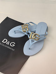 Dolce & Gabbana Jelly Flat Thong Sandals - 4
