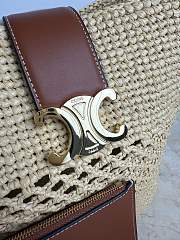 Celine Medium Louise Rafia Bucket Bag 28x24x16 - 6