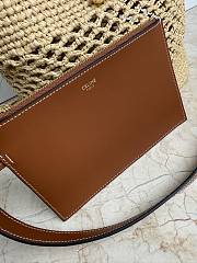 Celine Medium Louise Rafia Bucket Bag 28x24x16 - 2