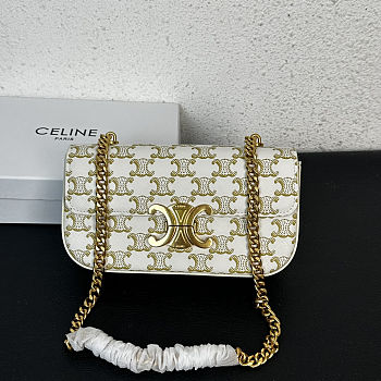 Celine Triomphe Shoulder Bag in Triomphe 20.5x10.5x4cm