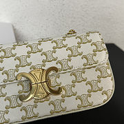 Celine Triomphe Shoulder Bag in Triomphe 20.5x10.5x4cm - 5