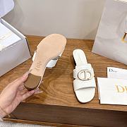 Dior 30 Montaigne White Slide - 5