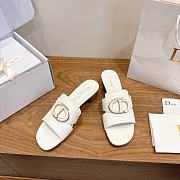 Dior 30 Montaigne White Slide - 4