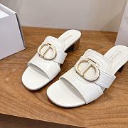 Dior 30 Montaigne White Slide - 3