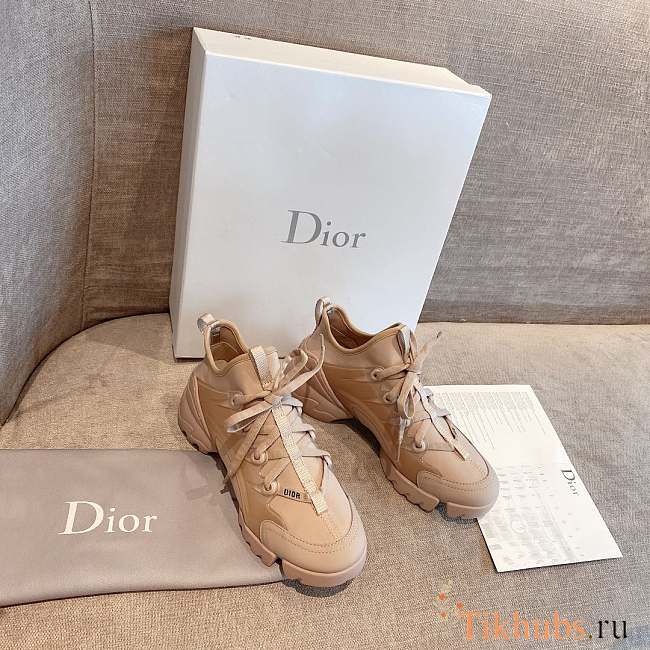 DIOR D-Connect Sneaker Nude Technical Fabric - 1