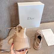 DIOR D-Connect Sneaker Nude Technical Fabric - 5