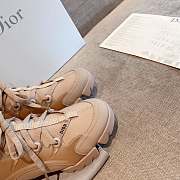 DIOR D-Connect Sneaker Nude Technical Fabric - 4