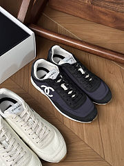 Chanel Calfskin & Suede Kidskin Sneakers - 3