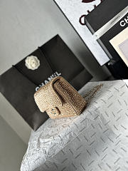 Chanel Tweed & Gold-Tone Metal Mini Classic Handbag 21cm - 4