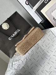 Chanel Tweed & Gold-Tone Metal Mini Classic Handbag 21cm - 5