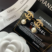 Chanel CC Drop Gold Earrings - 3