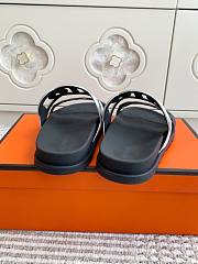 Hermès Extra Gris Argenté Sandal  - 6
