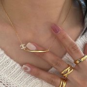 Chanel Smiley Necklace - 4