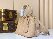 Louis Vuitton Alma BB Monogram Empreinte Couture 23.5x17.5x11.5cm - 4