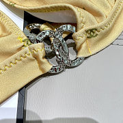 Chanel Two-Piece Yellow Swimsuit - 5