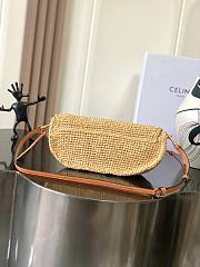 Celine Multipochette In Raffia Bag 25x13x5cm - 6