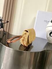 Celine Multipochette In Raffia Bag 25x13x5cm - 4