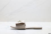  Chanel Lambskin Quilted Flat Mules - 2