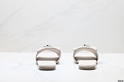  Chanel Lambskin Quilted Flat Mules - 3